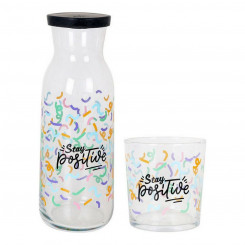 Set of glasses LAV Positive Crystal Bottle (7 pcs)