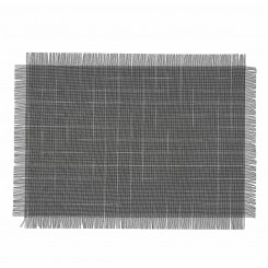 Настольный коврик Bidasoa Ikonic, черный ПВХ (47,5 x 29,5 см) (12 шт. в упаковке)