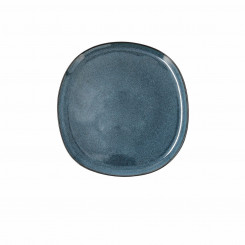 Плоская тарелка Bidasoa Ikonic Ceramic Blue (20,2 x 19,7 x 1,3 см) (6 шт. в упаковке)