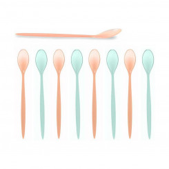 Set of Spoons Wooow Multicolour 8 Pieces