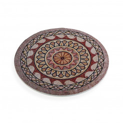 Настольный коврик Круглая мозаика из пробковой керамики (20 x 20 см)