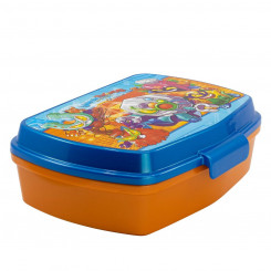 Sandwich Box SuperThings Kazoom kids Blue Orange Plastic (17 x 5,6 x 13,3 cm)