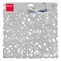 Сливная полка для кухонной мойки Metaltex PVC Geometric (32 x 32 см)