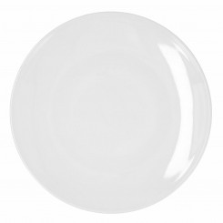 Flat plate Bidasoa Glacial Coupe Ceramic White (30 cm) (Pack 4x)