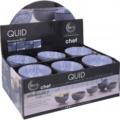 Bowl Quid Chef Ceramic Multicolour (11 cm) (Pack 24x)