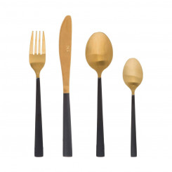 Cutlery Atmosphera Jungle Edition Golden Stainless steel (16 Pieces)