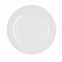 Плоская тарелка Bidasoa Glacial Ceramic White (27 см) (4 шт. в упаковке)