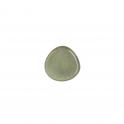 Плоская тарелка Bidasoa Ikonic Ceramic Green (11 x 11 см) (12 шт. в упаковке)