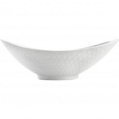 Serving Platter Quid Gastro Ceramic White (28,2 x 15,5 x 9 cm) (Pack 4x)