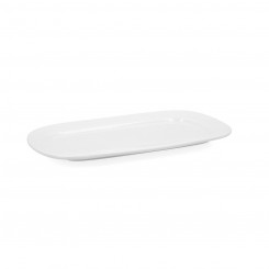 Serveerimisvaagen Bidasoa Glacial Ceramic White (31 x 18 cm) (pakk 6x)