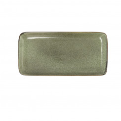 Serveerimisvaagen Bidasoa Ikonic Green Ceramic (28 x 14 cm) (4x pakk)