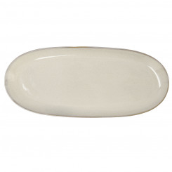 Serveerimisvaagen Bidasoa Ikonic White Ceramic (36 x 16 cm) (2x pakk)