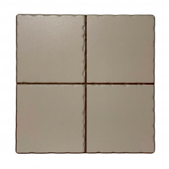 Table Mat Versa Beige Ceramic (20 x 20 cm)