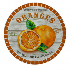 Lauamatt Versa oranž keraamiline (20 x 20 cm)