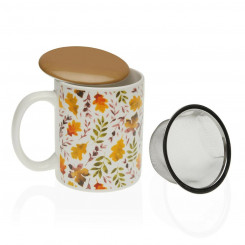 Чашка с фильтром для чая Versa Aia Листы Керамика
