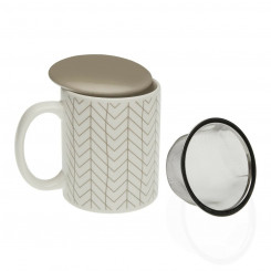 Чашка с чайным фильтром Versa Eris Керамическая керамика