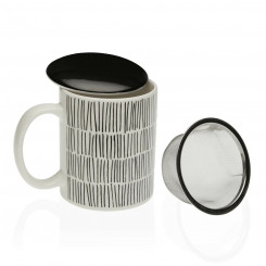 Cup with Tea Filter Versa New Lines Stoneware