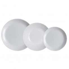Набор столовой посуды Luminarc Diwali Granit Grey, 18 предметов, закаленное стекло