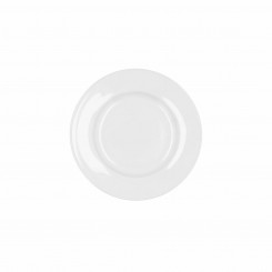Плоская тарелка Bidasoa Glacial Ceramic White (16,5 см) (12 шт. в упаковке)