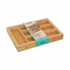 Органайзер для столовых приборов 5five Wood Bamboo (34 x 25 x 4,5 см)