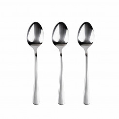 Set of Spoons San Ignacio Natur SG7767 Shine Stainless steel 3 Units