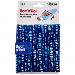 Сэндвич-бокс Roll'eat Boc'n'roll Essential Marine Blue (11 x 15 см)