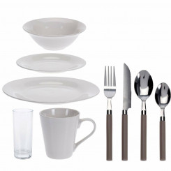Dinnerware Set Excellent Houseware Stockholm Porcelain White 36 Pieces