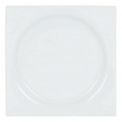 Dessert dish Zen Porcelain White (18 x 18 x 2,5 cm)