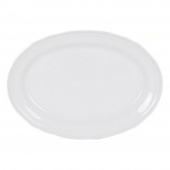 Сервировочное блюдо Feuille овальное, белый фарфор (28 x 20,5 см)