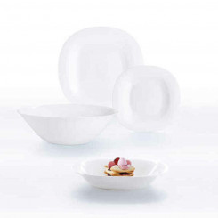 Tableware Luminarc Carine Blanco Glass (19 pcs) (6 x 26 cm / 6 x 21 cm / 6 x 19 cm / 1 x 27 cm) (19 pcs)