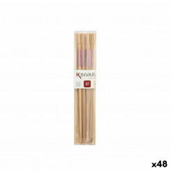 Pruunist bambusest sushikomplekt (48 ühikut)
