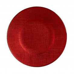 Плоская тарелка Red Glass 6 шт. (21 x 2 x 21 см)