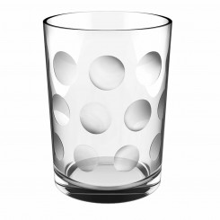 Glass Quid Urban Circles Transparent Glass (36 cl) (Pack 6x)
