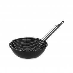 Сковорода с корзиной Vaello, черная эмалированная сталь (Ø 24 см)