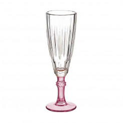 Champagne glass Crystal Pink 6 Units (170 ml)