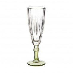 Champagne glass Exotic Crystal Green 6 Units (170 ml)