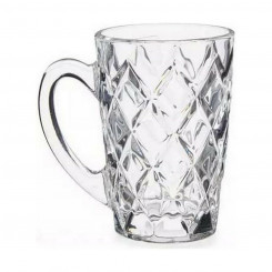 Чашка Diamond Прозрачная Стеклянная (110 мл) (6 шт.)