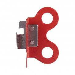 Tin opener Red Black Steel (5 x 6,7 x 2,5 cm) (12 Units)