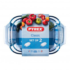Набор посуды для запекания Pyrex Classic Прозрачное боросиликатное стекло (2 шт.)