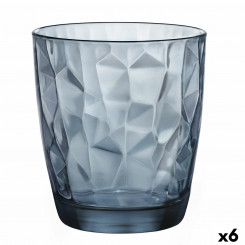 Glass Bormioli Rocco Diamond Blue Glass (390 ml) (6 Units)