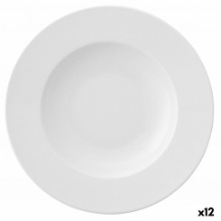 Deep Plate Ariane Prime Ceramic White (23 cm) (12 Units)