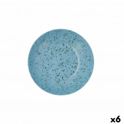 Deep Plate Ariane Oxide Ceramic Blue (Ø 21 cm) (6 Units)