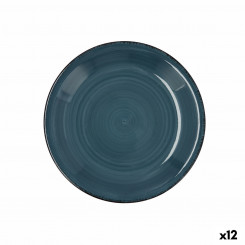 Dessert dish Quid Vita Ceramic Blue (19 cm) (12 Units)
