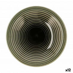 Deep Plate Quid Espiral Ceramic Multicolour (Ø 23,5 cm) (12 Units)