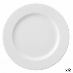 Плоская тарелка Ariane Prime Ceramic White (24 см) (12 шт.)