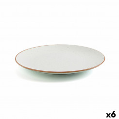 Плоская тарелка Ariane Terra Ceramic Beige (24 см) (6 шт.)