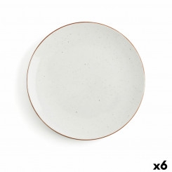 Плоская тарелка Ariane Terra Ceramic Beige (Ø 27 см) (6 шт.)