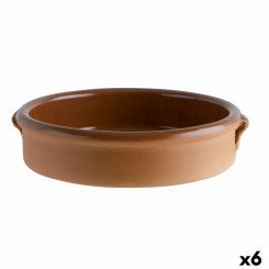 Saucepan Ceramic Brown (25 cm) (6 Units)