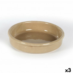 Pann Anaflor Ceramic Brown (Ø 21 cm) (3 ühikut)