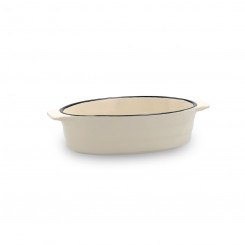 Saucepan Quid Cocco Oval Ceramic White (19 x 10,5 x 5 cm) (Pack 12x)